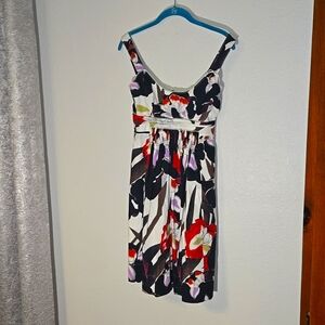 Tahari Womens Zip Back Midi Dress. Size 2